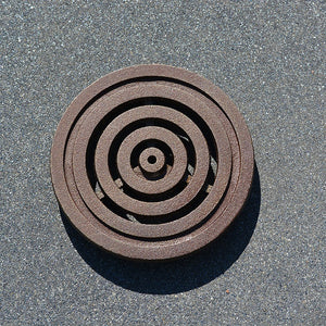Bullseye Cast Iron Round Gully Cover 171mm Heel Proof (6 Inch)