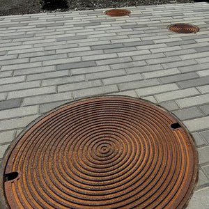 Bullseye Cast Iron Round Gully/Manhole Cover 635mm (25 Inch)