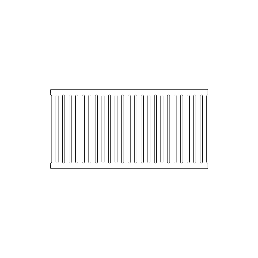 Classic Jonite Stone Bathroom Grate 600 x 300mm (24 x 12 Inch)