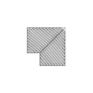 Breeze Jonite Stone Corner Pool Grate 450 x 450mm (18 x 18 Inch)