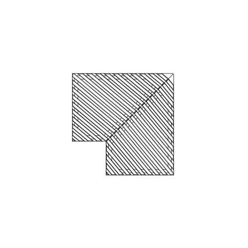 Breeze Jonite Stone Corner Pool Grate 450 x 450mm (18 x 18 Inch)