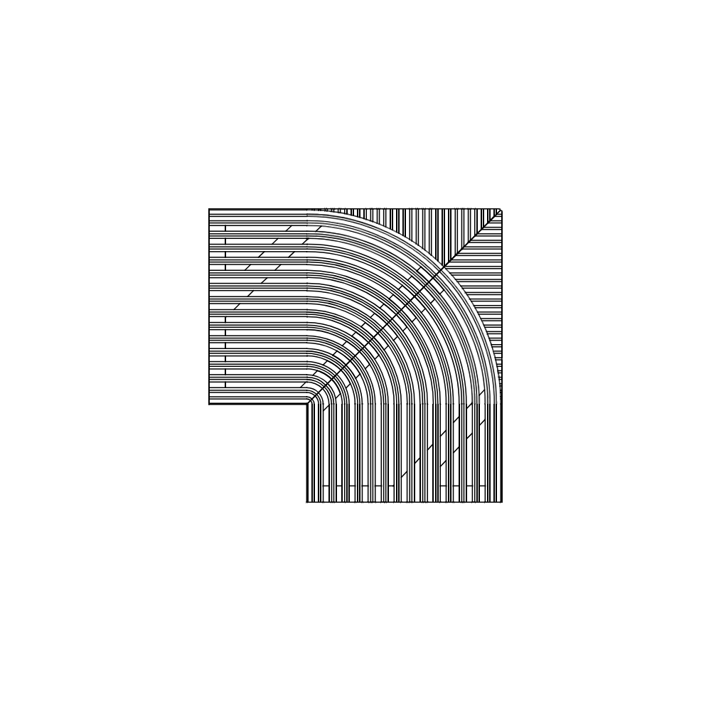 Zen Jonite Stone Corner Pool Grate 450 x 450mm (18 x 18 Inch)