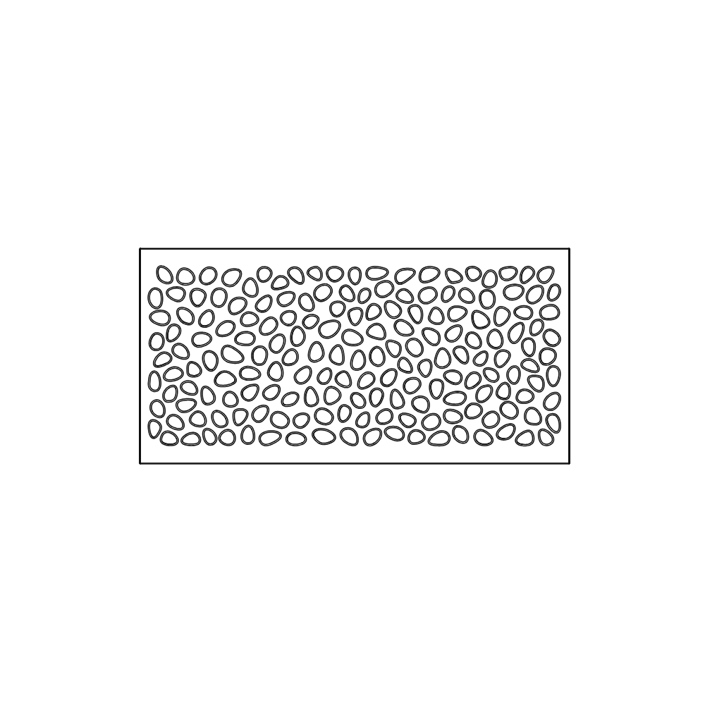 Cobble Jonite Stone Pool Grate 600 x 300mm (24 x 12 Inch)