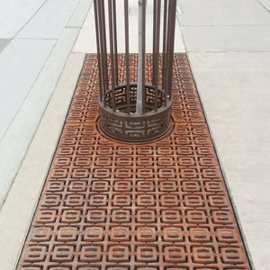 Carbochon Steel Tree Guard 1524 x 457mm (60 Inch)