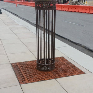 Carbochon Cast Iron Tree Grate 1524 x 1219mm (60 x 48 Inch)