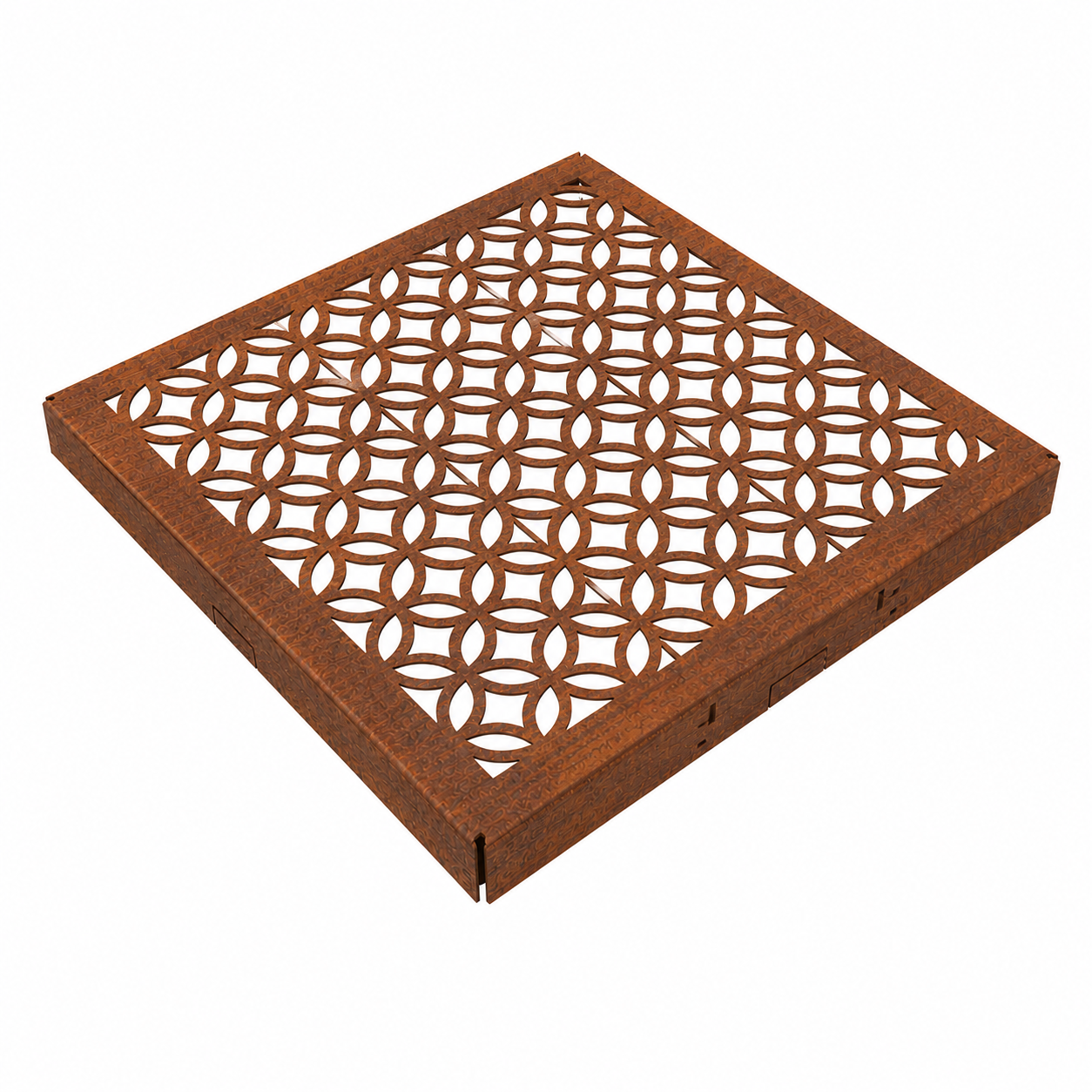 Archez Corten Steel Square Gully Cover Drain Grate (300 x 300mm)