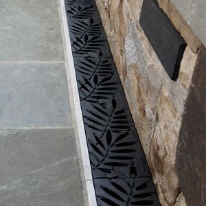 [CLEARANCE] Black Locust Cast Iron Channel Drain Grate 494 x 125mm (20 x 5 Inch)