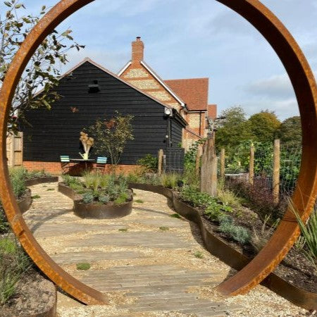 Corten Steel Moongate 2200mm Ring
