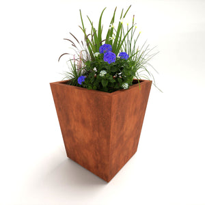 Corten Steel Harrogate Tapered Planter
