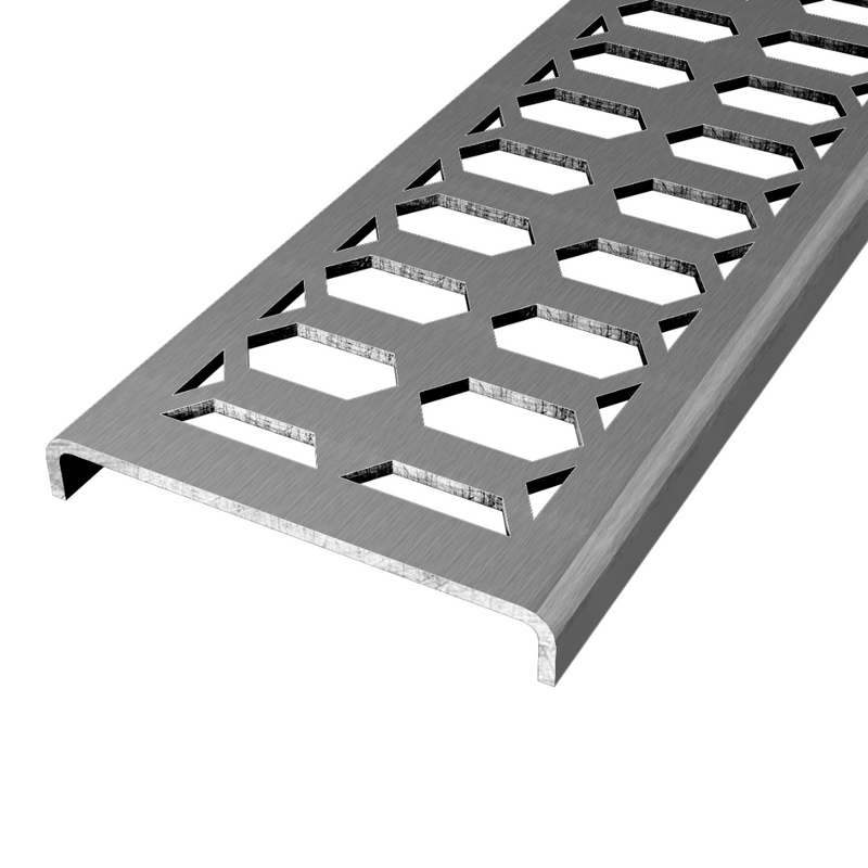 Crystal 304 Stainless Steel Channel Drain Grate 75 x 913mm (3 Inch)