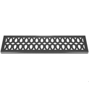 Diamond Corten Steel Channel Drain Grate 75 x 913mm (3 Inch)
