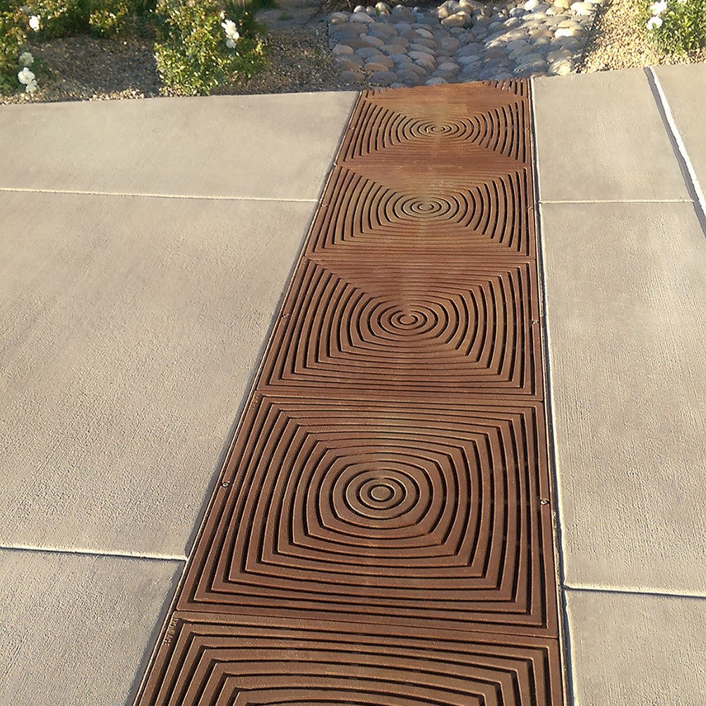 Divisadero PEDESTRIAN LOAD ONLY Cast Iron Square Gully Cover 605mm Heel Proof (24 Inch)