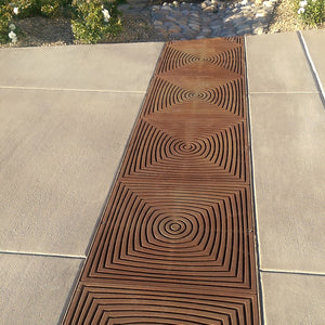 Divisadero PEDESTRIAN LOAD ONLY Cast Iron Square Gully Cover 605mm Heel Proof (24 Inch)