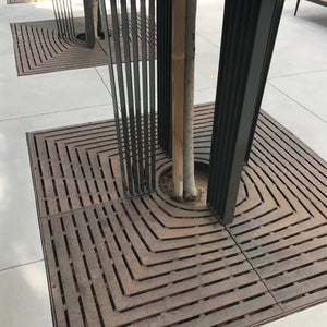 Divisadero Cast Ductile Iron Square Tree Grate 1521mm (60 Inch)