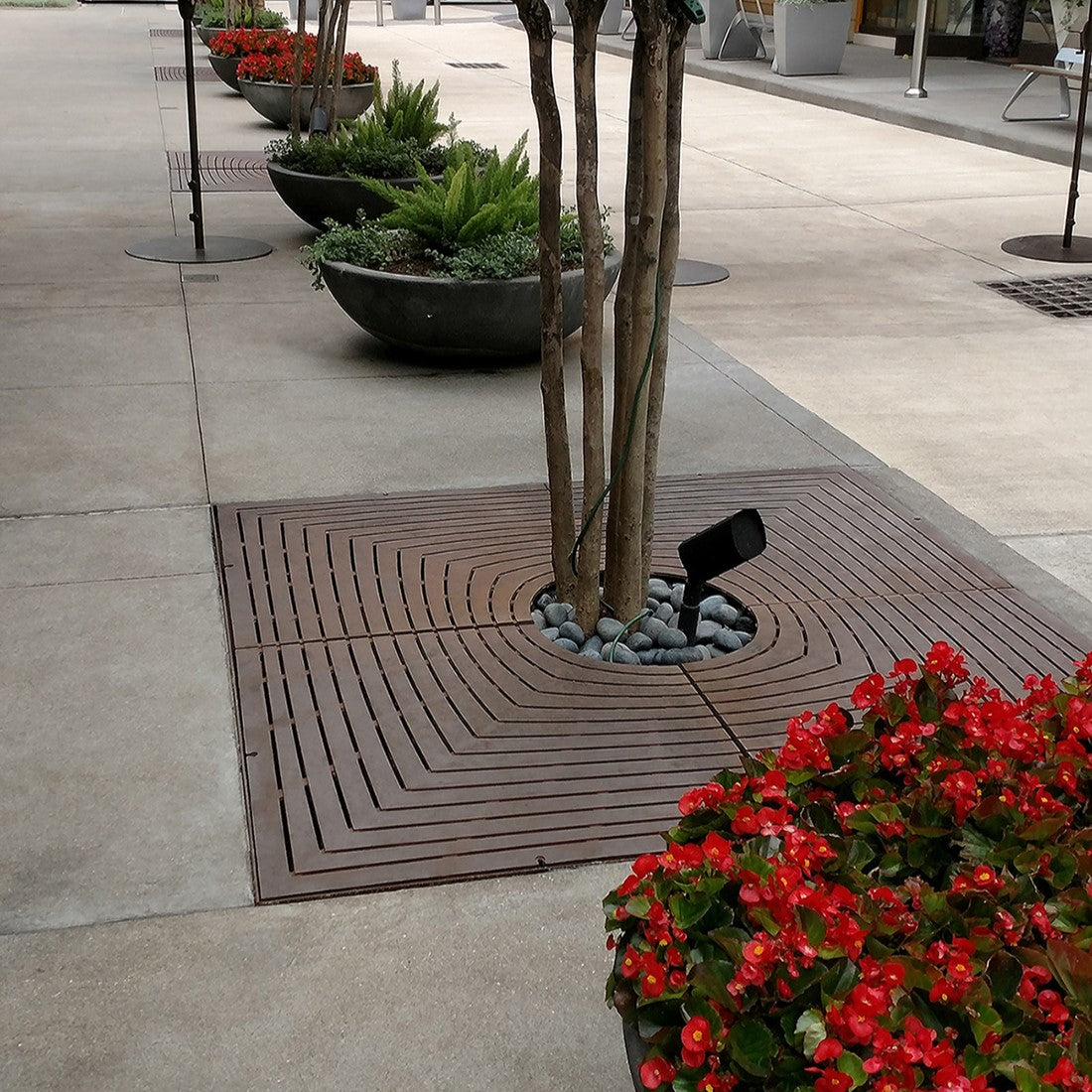 Divisadero Cast Iron Square Tree Grate 1826mm Heel Proof (72 Inch)