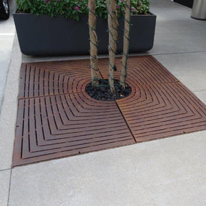 Divisadero Cast Iron Square Tree Grate 1826mm Heel Proof (72 Inch)