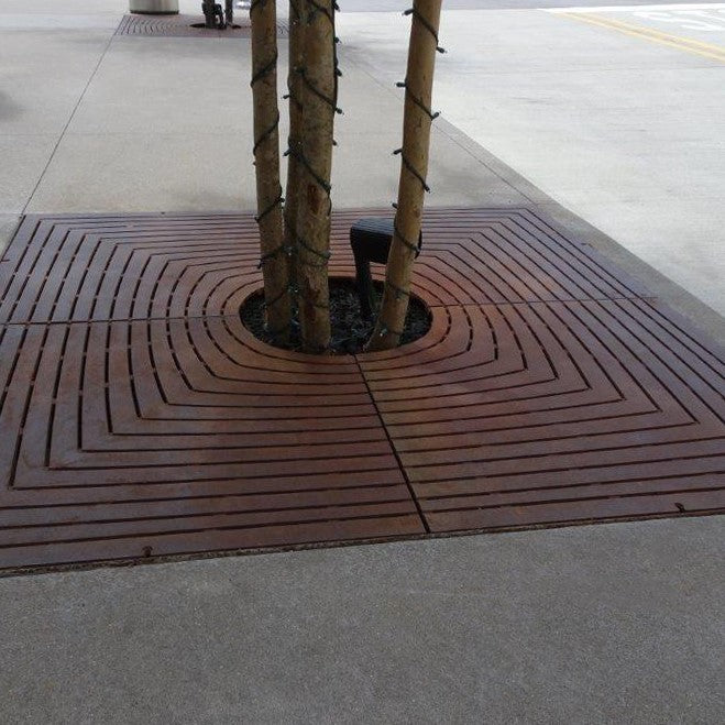 Divisadero Cast Iron Square Tree Grate 1826mm Heel Proof (72 Inch)