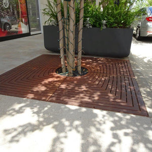Divisadero Cast Iron Square Tree Grate 1826mm Heel Proof (72 Inch)