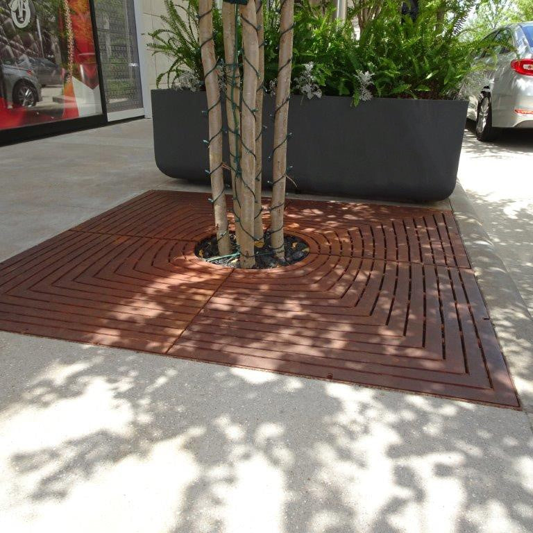 Divisadero Cast Iron Square Tree Grate 1826mm Heel Proof (72 Inch)