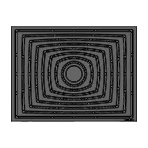 Divisadero Cast Ductile Iron Planter Box 610 x 457mm (24 x 18 Inch)