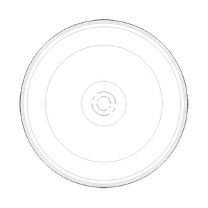 Domed Cast Iron Raised Pavement Marker 152mm (6 Inch)