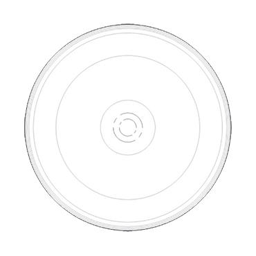 Domed Cast Iron Raised Pavement Marker 152mm (6 Inch)