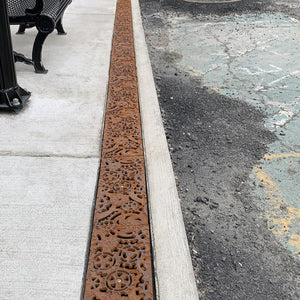 Dynamo Heavy Duty Cast Iron Channel Drain Grate 499 x 203mm (20 x 8 Inch)