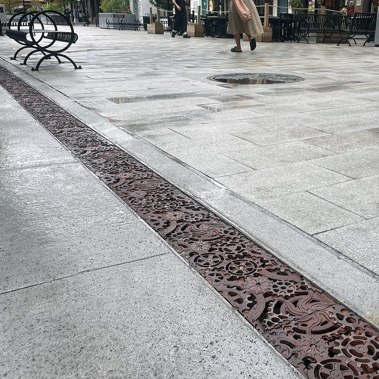 Dynamo Heavy Duty Cast Iron Channel Drain Grate 499 x 203mm (20 x 8 Inch)