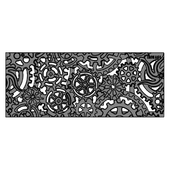Dynamo Heavy Duty Cast Iron Channel Drain Grate 499 x 203mm (20 x 8 Inch)