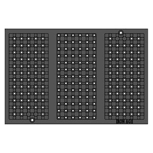 Explora Cast Iron Channel Drain Grate 454 x 302mm Heel Proof (18 x 12 Inch)