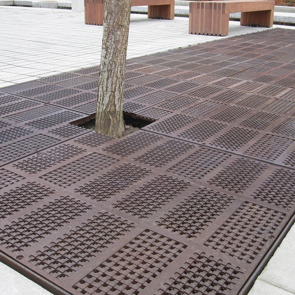 Explora Cast Iron Channel Drain Grate 607 x 302mm (24 x 12 Inch)