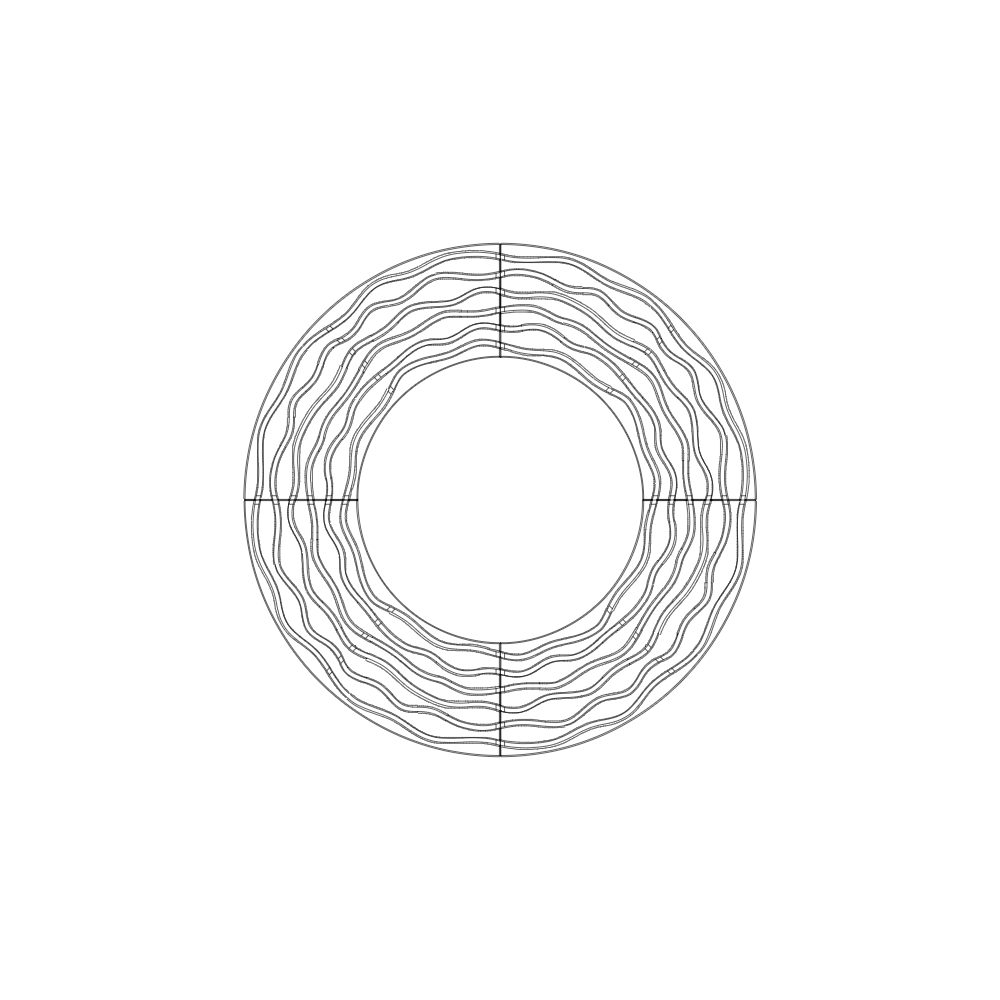 Flusso Jonite Stone Round Tree Grate 1440mm Diameter (57 Inch)