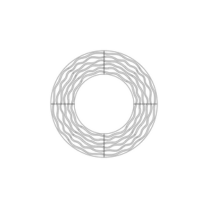 Flusso Jonite Stone Round Tree Grate 1440mm Diameter (57 Inch)