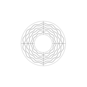 Flusso Jonite Stone Round Tree Grate 2000mm Diameter (79 Inch)