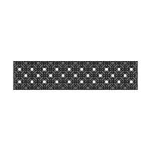 Flower Grid Cast Iron Channel Drain Grate 304 x 70mm (12 x 3 Inch)