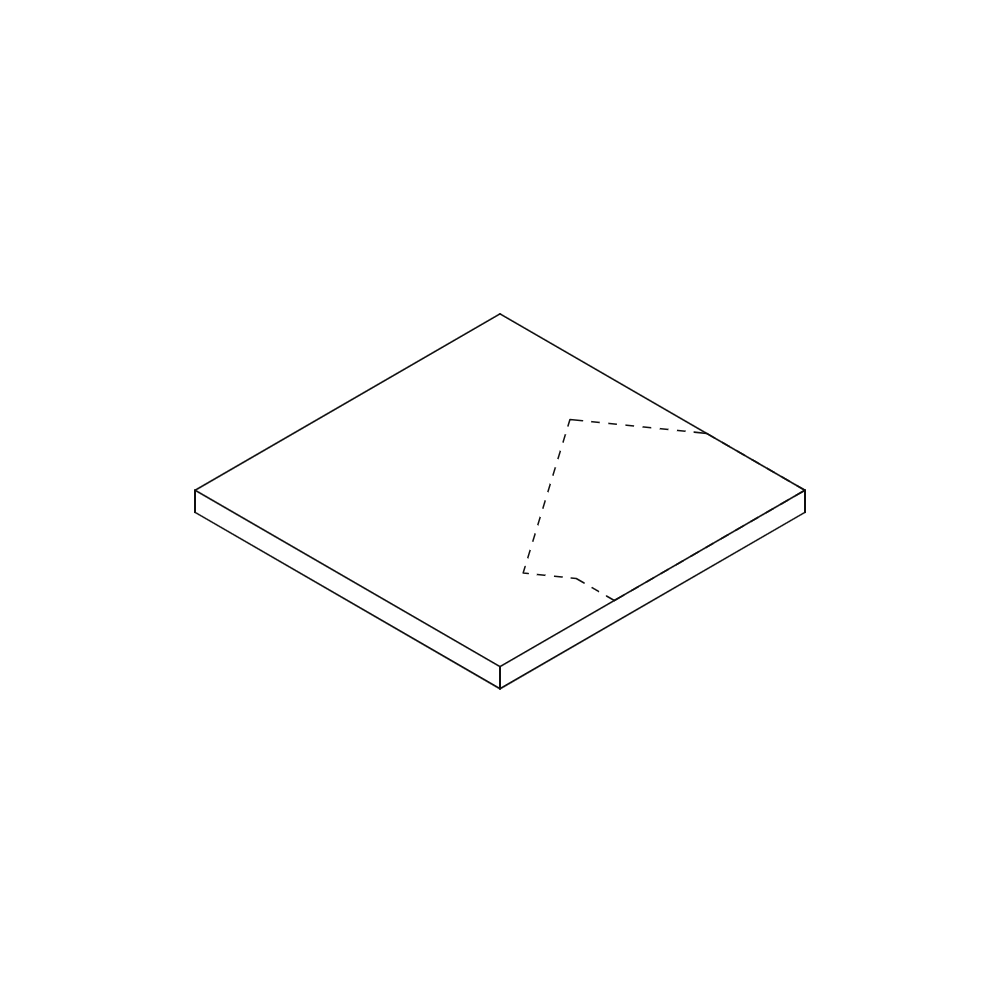 Jonite Stone Pool Grate Tile 400 x 400mm (16 x 16 Inch) - For 25mm Pool Grates