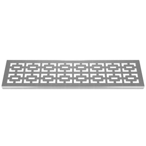 Geo Rectangular 304 Stainless Steel Channel Drain Grate 75 x 913mm (3 Inch)