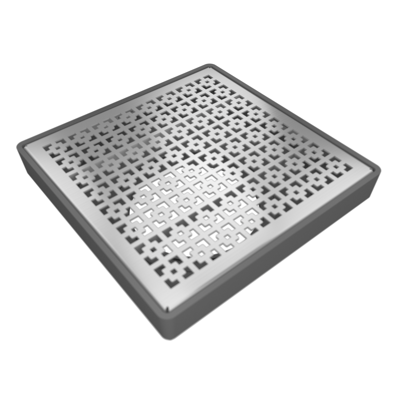 Geo Squares Stainless Steel Square Gully (300 x 300mm)