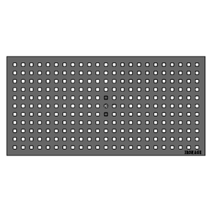 Grid Cast Iron Channel Drain Grate 610 x 305mm (24 x 12 Inch)