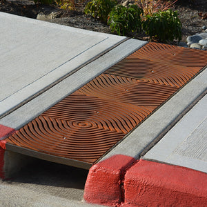Ground Swell Cast Iron Channel Drain Grate 454 x 302mm (18 x 12 Inch)