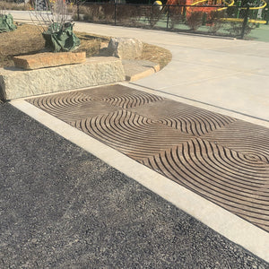 Ground Swell Heavy Duty Cast Iron Channel Drain Grate 633 x 456mm Heel Proof (25 x 18 Inch)