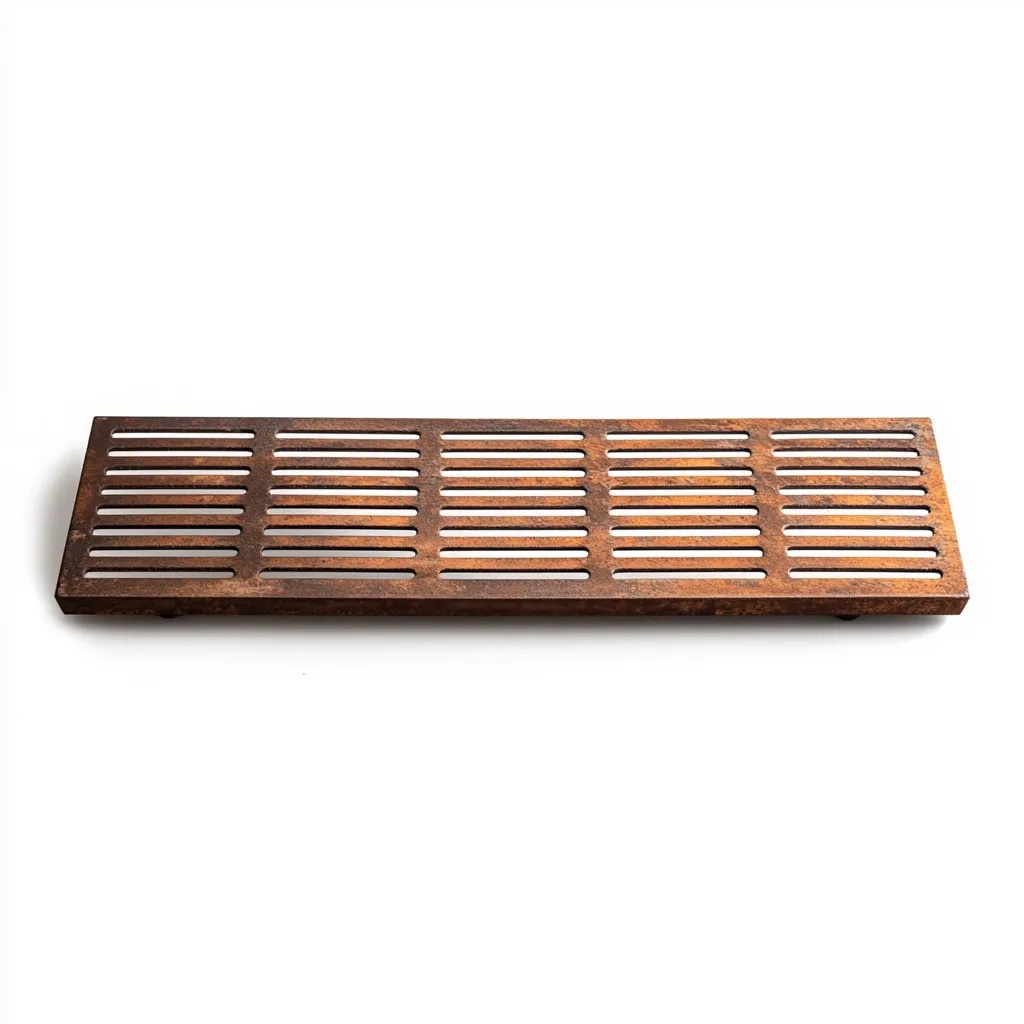 Inslotz Corten Steel Channel Drain Grate 125 x 1000mm (5 Inch)