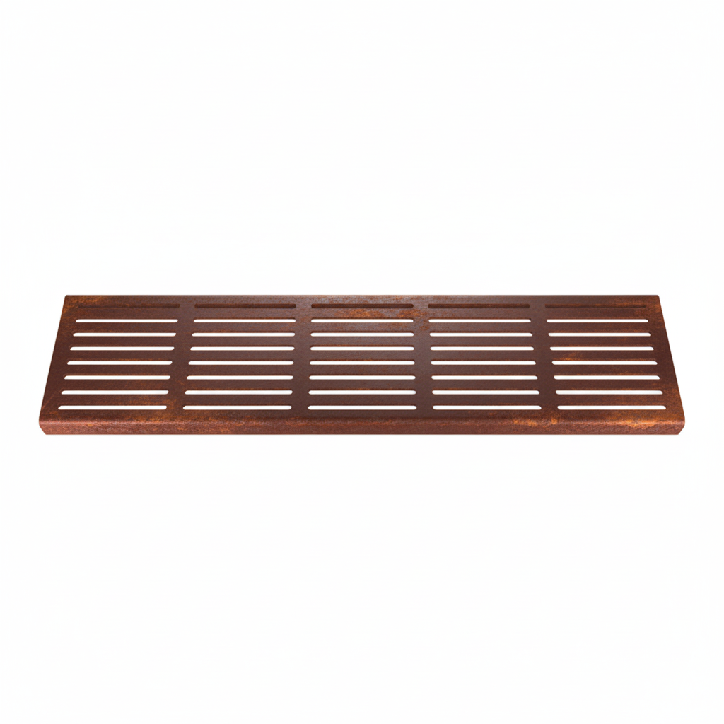 Inslotz Corten Steel Channel Drain Grate 125 x 1000mm (5 Inch)
