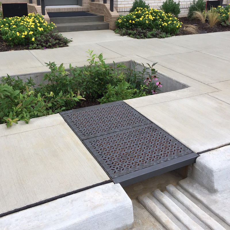 Interlaken Cast Iron Channel Drain Grate 605 x 452mm (24 x 18 Inch)