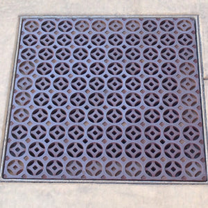 Interlaken Cast Iron Square Gully Cover 591mm (24 Inch)