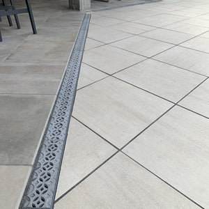 Interlaken Cast Iron Channel Drain Grate 454 x 104mm (18 x 4 Inch)