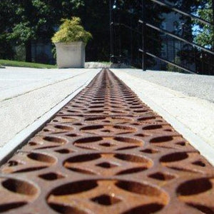 Interlaken Cast Iron Channel Drain Grate 595 x 129mm (24 x 5 Inch)