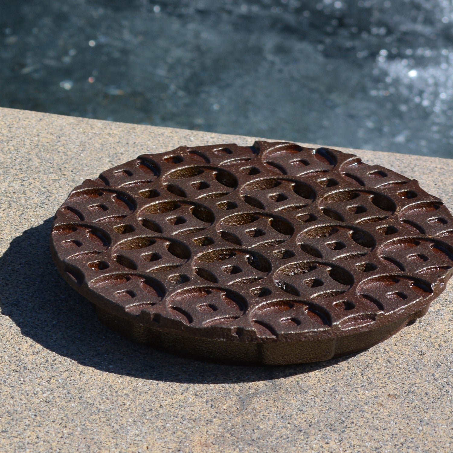 Interlaken Cast Iron Round Gully Cover 171mm Heel Proof (6 Inch)