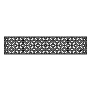 Interlaken Cast Iron Channel Drain Grate 595 x 129mm (24 x 5 Inch)