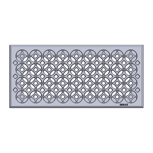 Interlaken Cast Iron Floor Register Grate 346 x 143mm (14 x 6 Inch)